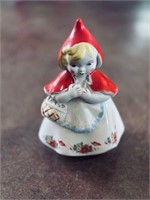 Vintage Little Red Riding Hood Ceramic Cookie Jar
