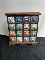 13x12 ceramic drawer decor