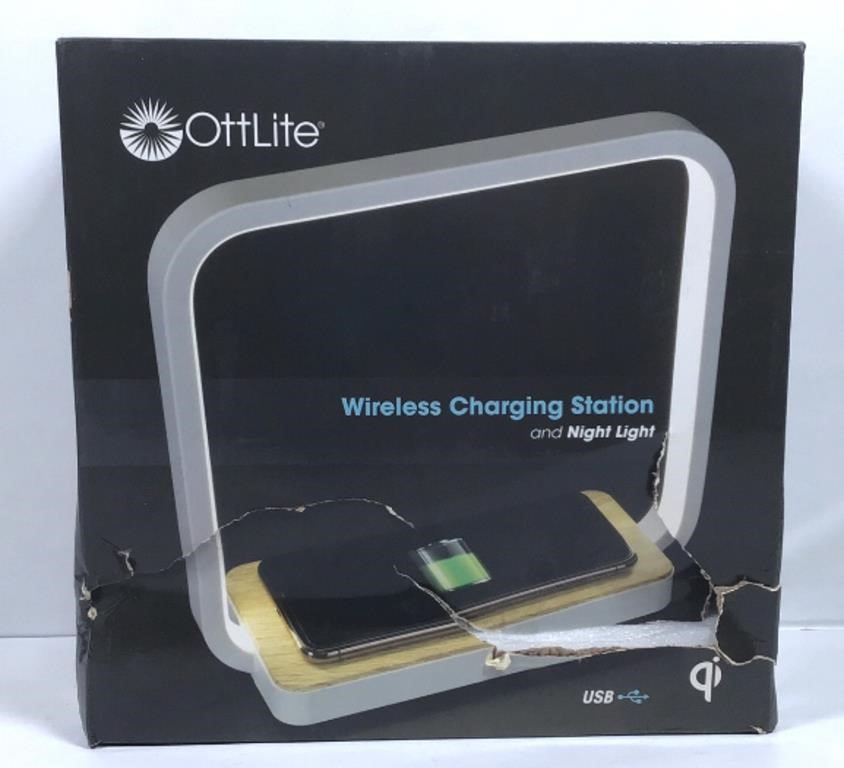 New Damaged Box Ottlife Wireless Charging Station