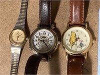 Ingersoll, Guess, & Waltham watches.