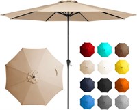 JEAREY 11FT Patio Umbrellas  Beige 11FT