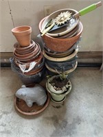 Assorted Planters & More Lot