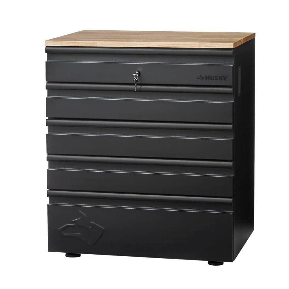 $630  Steel 5-Drawer Garage Cabinet, 28x32x21.5