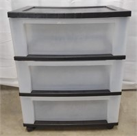 3-Drawer Wide Cart Storage Organizer
