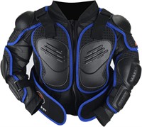 BLUE Kids Motocross Full Body Armor, LARGE