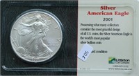 2001 SILVER EAGLE  GEM