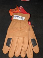 Milwaukee goat skin leather gloves 8"/M