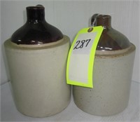 2 SMALLER UNMARKED JUGS