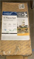 Cosco 5-piece set table and chairs