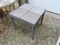 Small patio table, 24" sq
