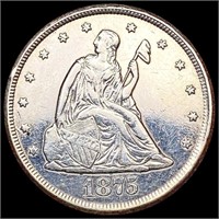 1875-CC Twenty Cent Piece HIGH GRADE