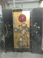 Thin Mismatched Asian Style Room Divider Panels