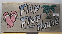 FLIP FLOP PARADISE SIGN 28IN