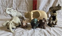 Elephant Pottery  Figurines