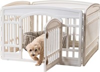 IRIS USA 60 cm (24H) Exercise 4-Panel Pet Playpen