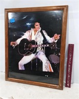 Elvis Picture 18" x 22". Frame in Rough Shape
