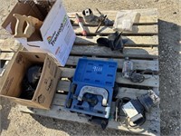 PALLET TOOLS, UJOINT PULLER, FLASHLIGHT, ELEC PUMP