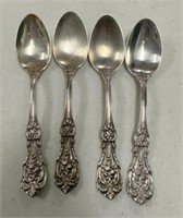 Sterling Reed Barton Francis I 3 Oval Soup Spoons
