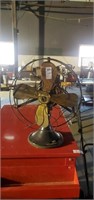 Vintage Gray bar electric fan, not tested