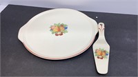 Universal  Pottery Cake Plate and Server