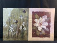2-flower prints 14x16
