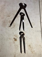3 FARRIER TOOLS 12"