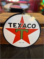 11” Metal Texaco Sign