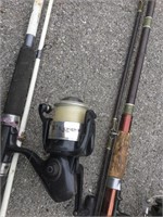 (3) FISHING POLES