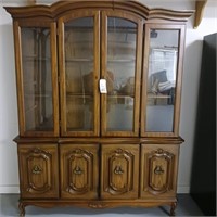 FOUR GLASS FRONT CHINA CABINET