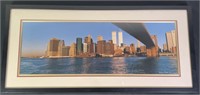 1999 Twin Towers NY Skyline Photo - Signed