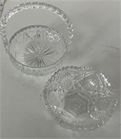 Crystal candy dishes