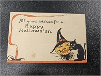 Antique The Gibson Art Company Happy Hallowe'en
