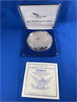 8-Ounce Troy Silver Tribute Round