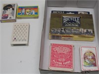 6 DECKS PLAYING CARDS SOME UNOPENED