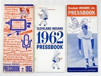 1961,62,65 CLEVELAND INDIANS PRESSBOOK