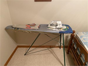 ironing board and iron