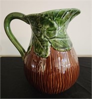 Beautiful green and brown pottery vase