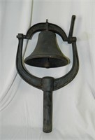 Cast Iron Pole Mounted Bell