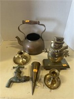 Brass and copper items
