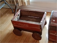Coke soda crate wagon