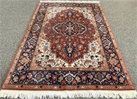 6.6 x 9.9 Oriental Hand Knotted Wool Rug