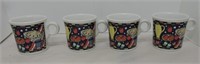 Fiesta Post 86 set of 4 American Apple Pie mugs