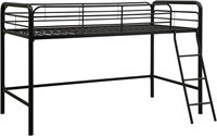 DHP Jett Junior Twin Metal Loft Bed- Open Box