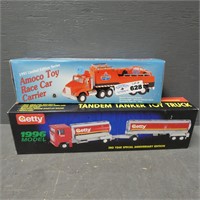 Amoco & Getty Toy Trucks