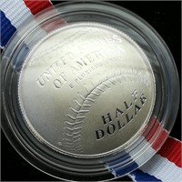 2014 S Clad Proof 50c US Mint Baseball HOF