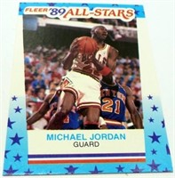 1989 Fleer Sticker Michael Jordan - Card #3,