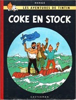 Tintin. Coke en stock. 2e plat B22bis de 1957