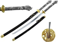 42 Samurai Sword 1045 Carbon Steel Dragon Head Ful