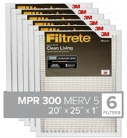 Filtrete 20x25x1 AC Furnace Air Filter, MERV 5,