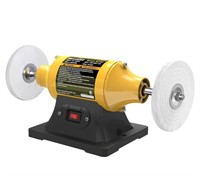 Woodskil 4.0A Bench Buffer Polisher 6" Benchtop